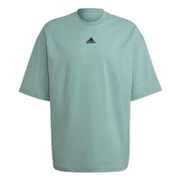 adidas Tee M Sports Casual Round Neck Short Sleeve Green H54036