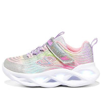 (PS) Skechers Twisty Brights Shoes 'Silver Multi' 302321N-SMLT