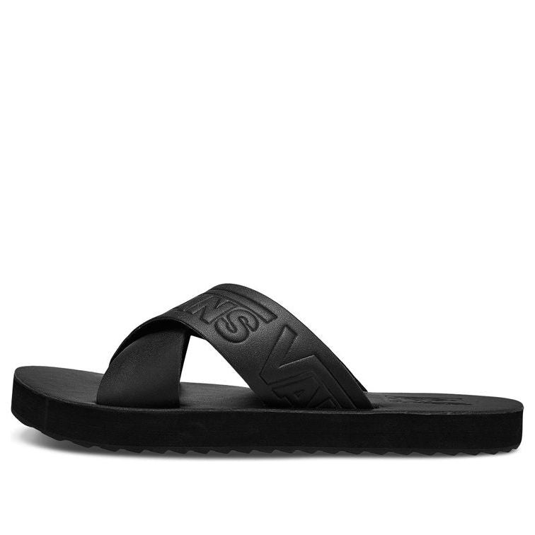 Vans Cross Strap Black Slippers VN0A4U1ZXX8