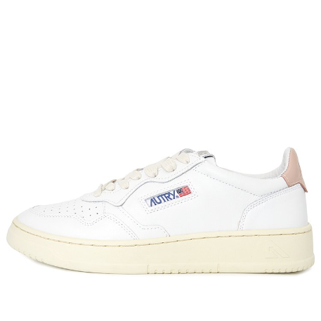 AUTRY Medalist Leather Low 'White Pink' AULM-LL16