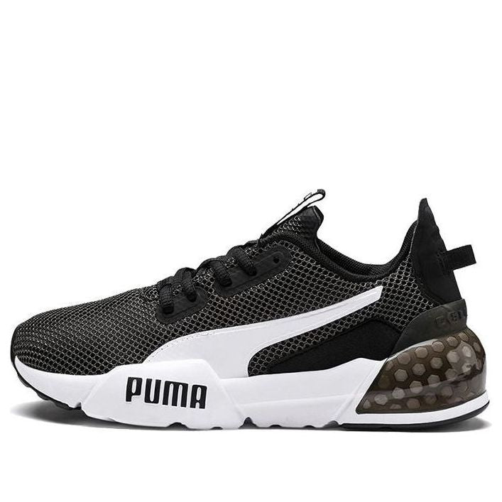 (GS) PUMA Cell Phase Low Top Running Shoes Black/White/Brown 192830-02