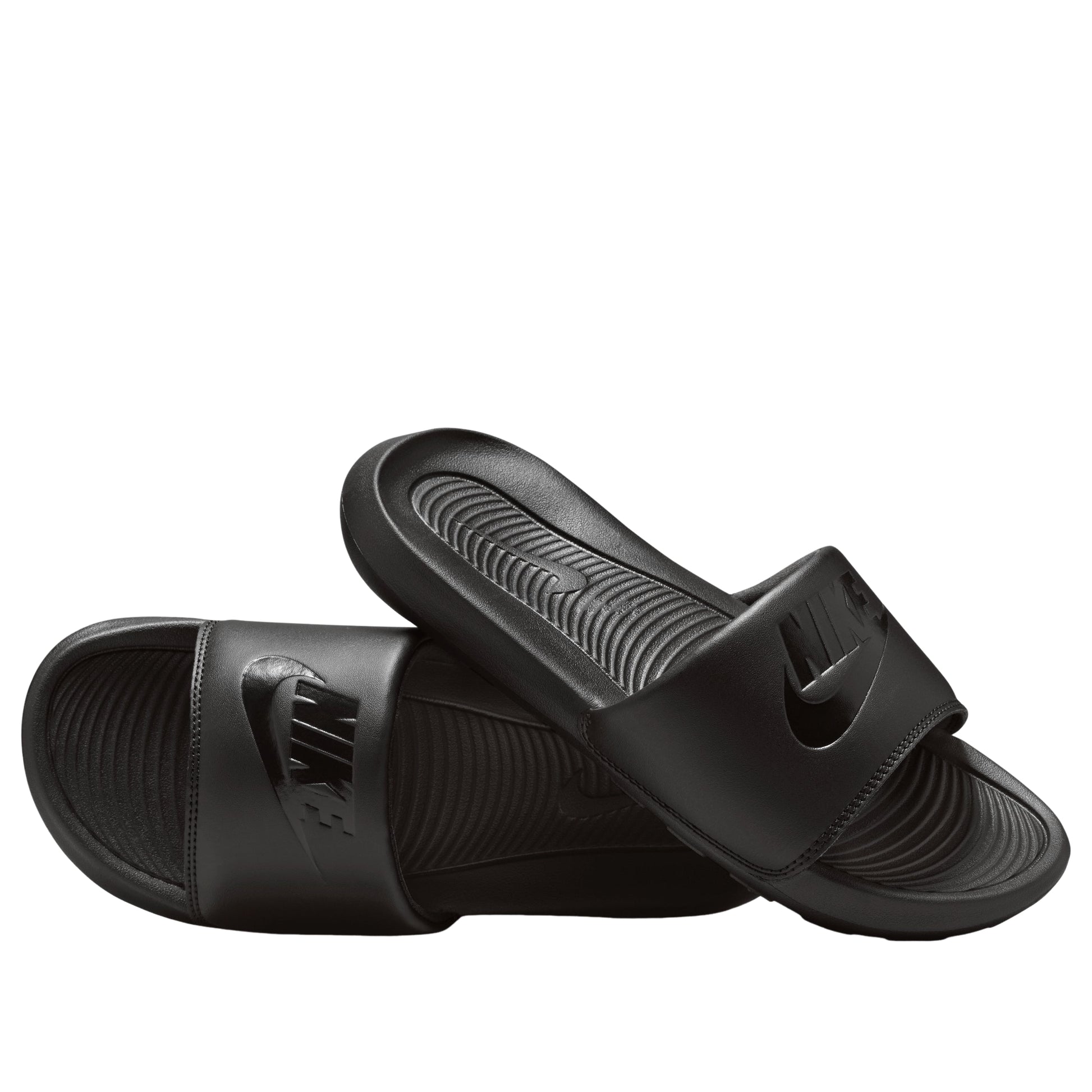 (WMNS) Nike Victori One Slide 'Triple Black' CN9677-004