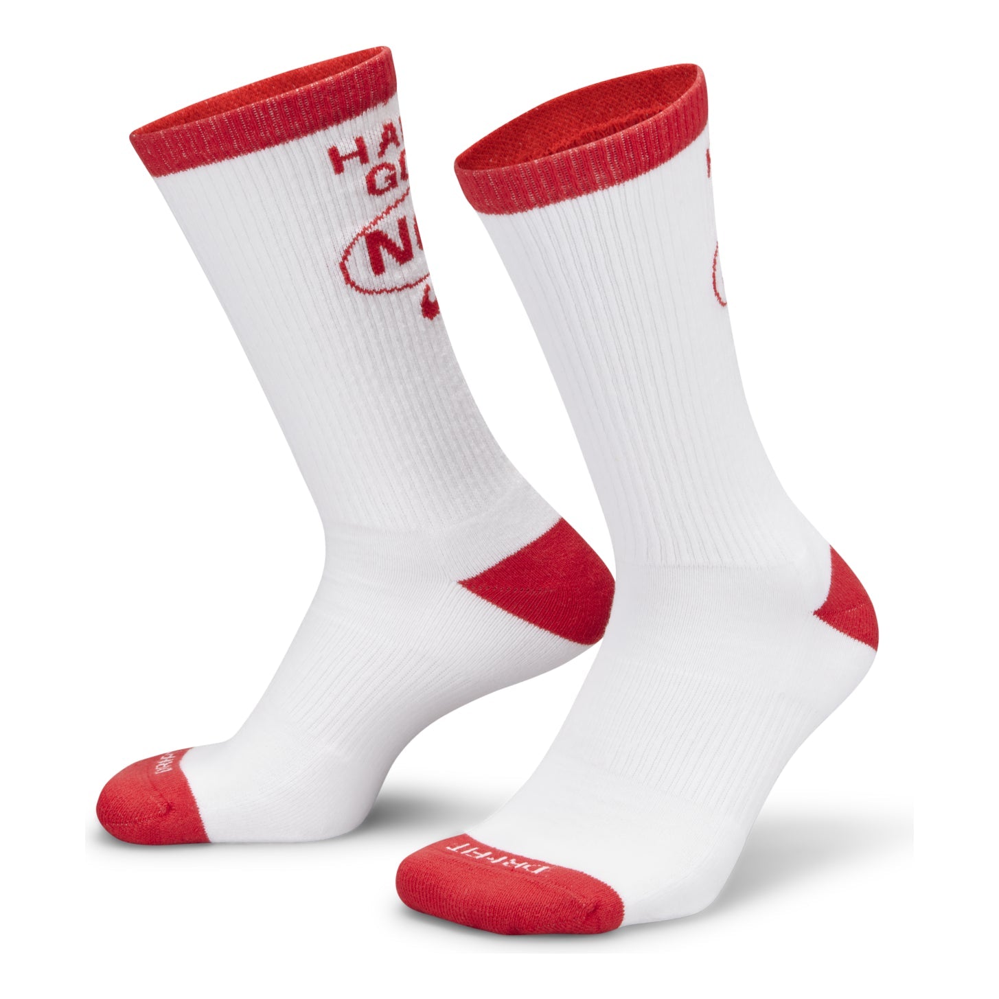 Nike Everyday Plus Cushioned Crew Socks 'White Red' DQ7709-100
