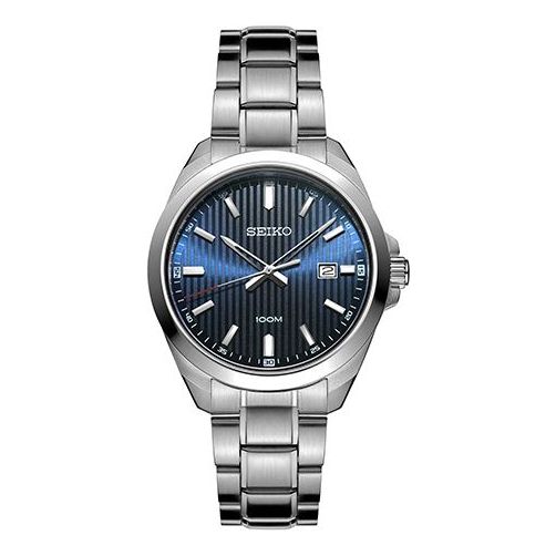 Men's SEIKO Japan waterproof Steel strip Casual Minimalistic quartz SUR275P1
