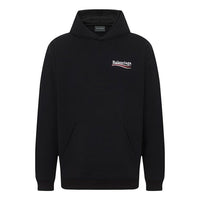 Balenciaga Political Campaign Hoodie Medium Fit 'Black' 600583TKVI91070