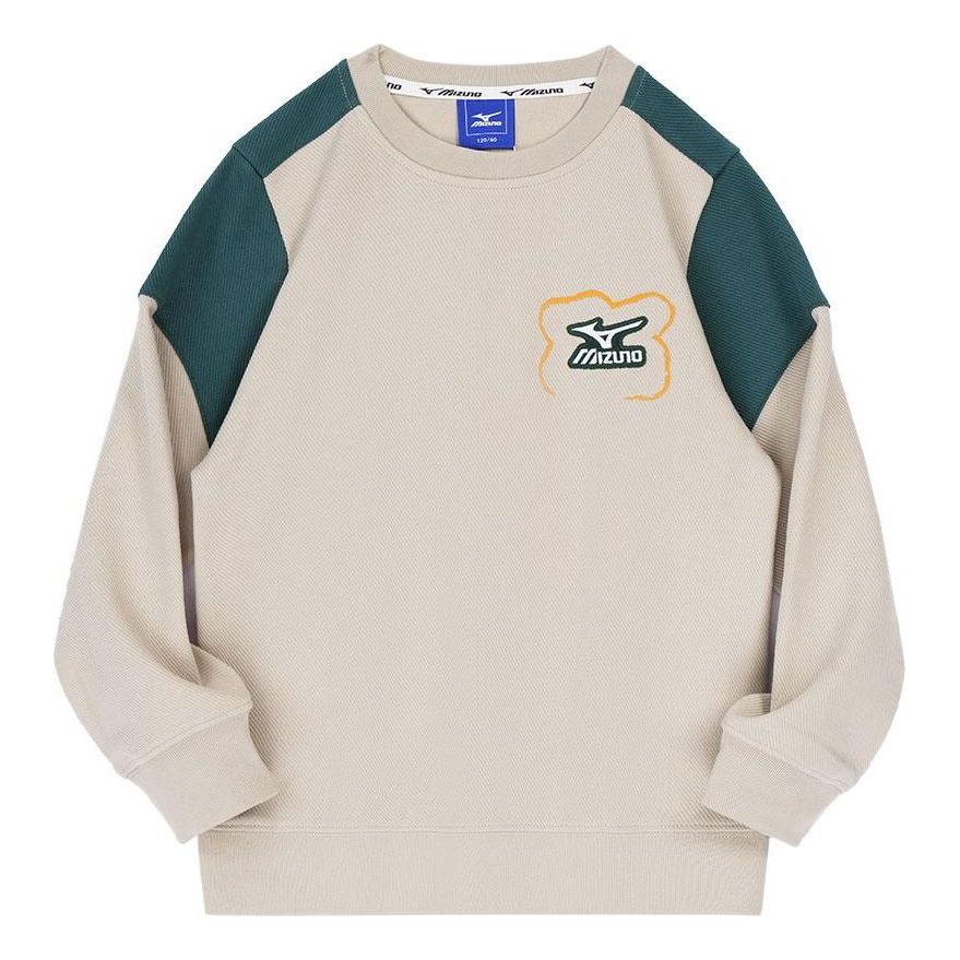 (GS) Mizuno Logo Casual Sweater 'Beige' 32CA3916
