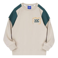 (GS) Mizuno Logo Casual Sweater 'Beige' 32CA3916