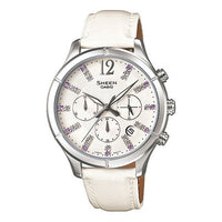 CASIO Quartz Waterproof SHEEN White Milky White Analog SHE-5020L-7A