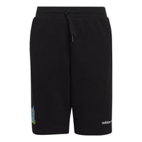 (GS) adidas Graphic Stoked Beach French Terry Shorts 'Black' HF7447