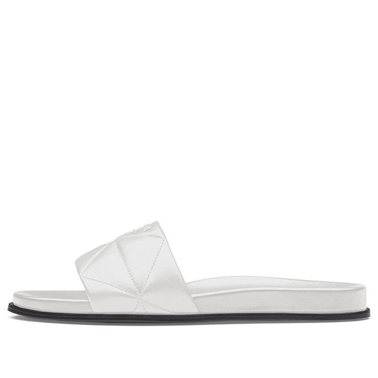 (WMNS) PRADA Quilted Logo Sandals 'White' 1XX575_038_F0009_F_020