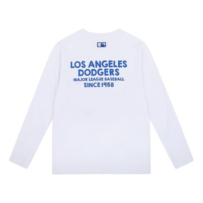 MLB Los Angeles Dodgers Alphabet Printing Short Sleeve Unisex White 31TSL3011-07W