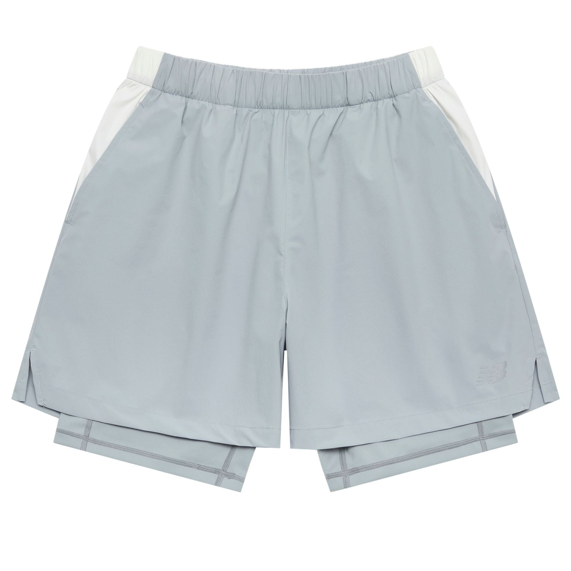New Balance NB Logo 2 In 1 Short Asia Sizing 'Grey' NVE25121-GR