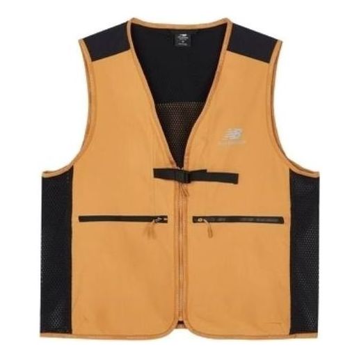 New Balance Lifestyle Cargo Vest Asia Sizing 'Yellow Black' AMV23314-RIL