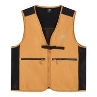 New Balance Lifestyle Cargo Vest Asia Sizing 'Yellow Black' AMV23314-RIL