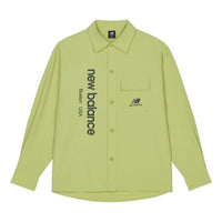 New Balance Logo Shirt Asia Sizing 'Grass Green' AMJ13367-CGN