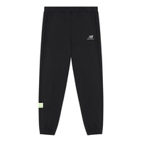 New Balance Logo Casual Sweatpants Asia Sizing 'Black' AMP21366-BK