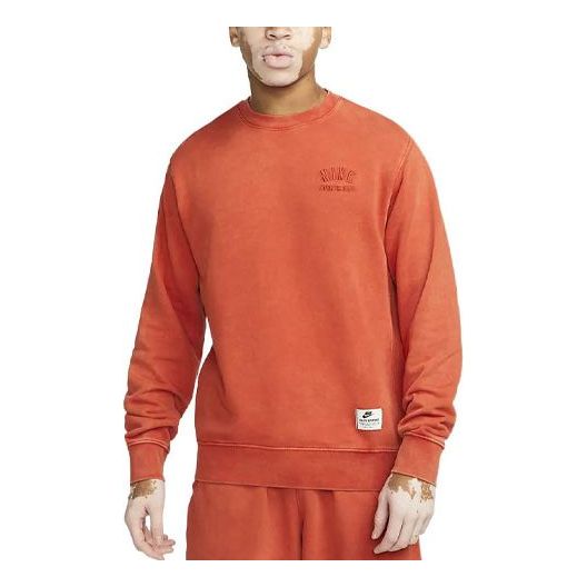 Nike Sportswear Club Fleece French Terry Sweatshirt 'Orange' DZ3051-623