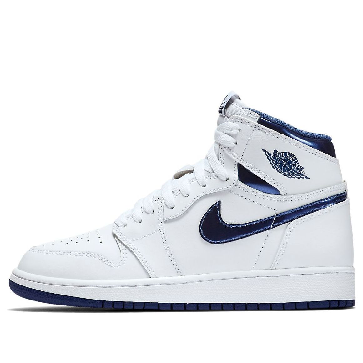 (GS) Air Jordan 1 Retro High OG 'Metallic Navy' 575441-106