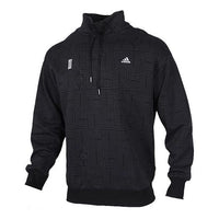 adidas Casual Running Sports Stand Collar Pullover Black FJ0190