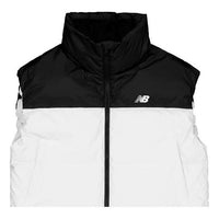 (WMNS) New Balance Windproof Down Vest Asia Sizing 'White Black' NJD48022-MIX