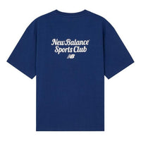 New Balance Sport Club Tee Asia Sizing 'Blue White' 5ED38221-NV