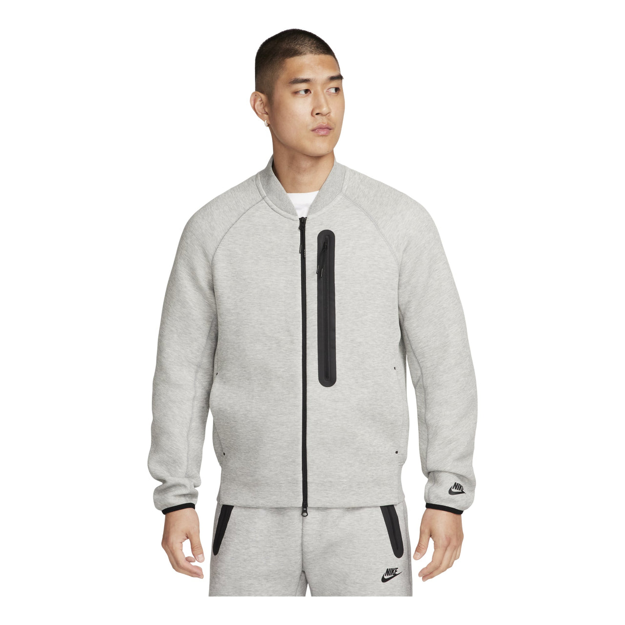 Nike Sportswear Tech Fleece Bomber Jacket Asia Sizing 'Grey' FB8009-063