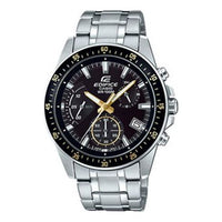 CASIO Waterproof EDIFICE Mens Black Analog EFV-540D-1A9VUPRD