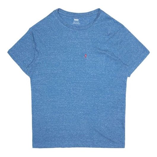 Men's Levis Casual Round Neck Short Sleeve Blue T-Shirt 19342-0127