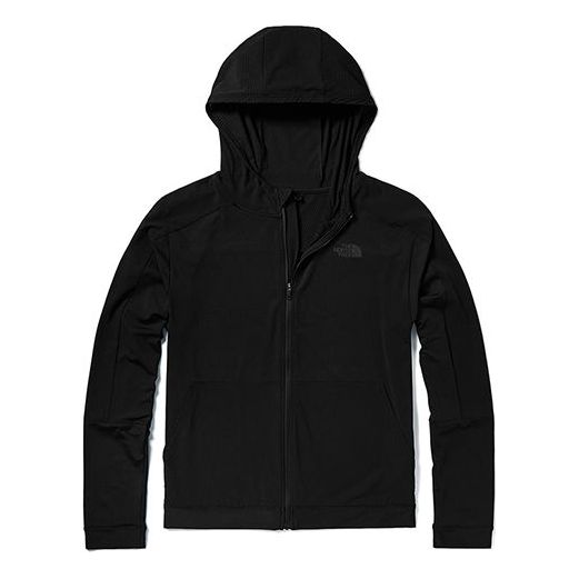(WMNS) THE NORTH FACE Outdoor hygroscopic Breathable Knit Hoodie Black 4N8P-JK3