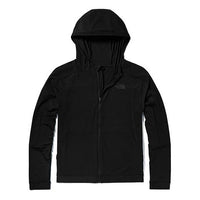 (WMNS) THE NORTH FACE Outdoor hygroscopic Breathable Knit Hoodie Black 4N8P-JK3