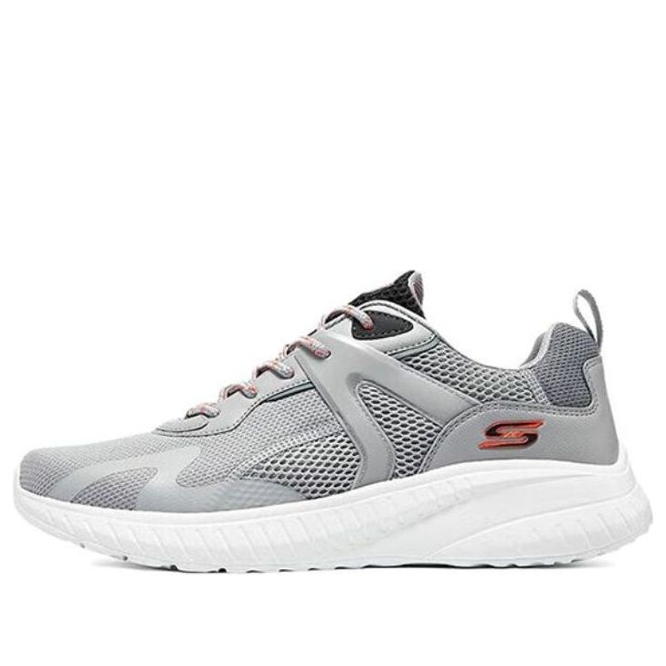 Skechers Bobs Squad Chaos Men Memory Foam Trainer Shoes 'Grey' 118034-GYMT