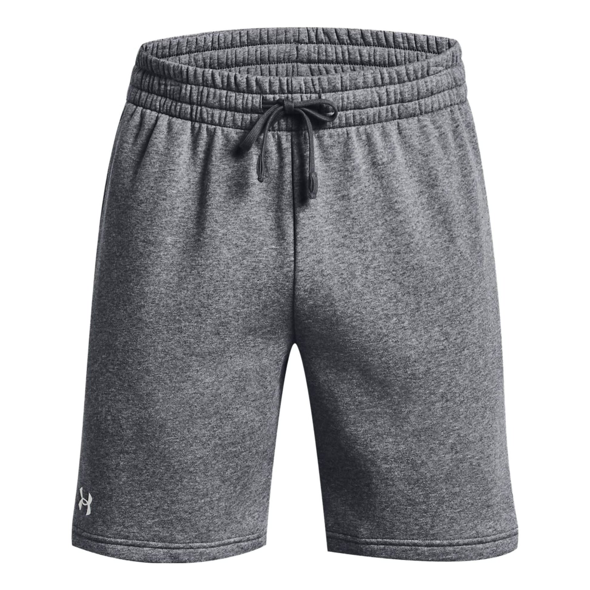 Under Armour Rival Fleece Wordmark Shorts 'Grey' 1379869-012