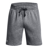 Under Armour Rival Fleece Wordmark Shorts 'Grey' 1379869-012