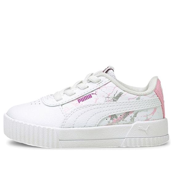 (TD) PUMA Carina Sneakers White/Pink 375091-01