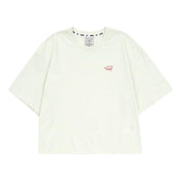 (WMNS) Skechers Logo Printed Tee 'White' L223W070-0074