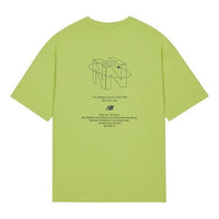 New Balance Men's New Balance Casual Sports Breathable Round Neck Short Sleeve Green AMT13372-CGN