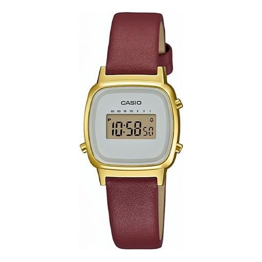 CASIO General YOUTH Japan / South Korea Fashion Unisex Mens Wine Red Digital LA670WFL-4