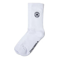 Converse Logo Sport Socks 'White Black' 10026627-A01