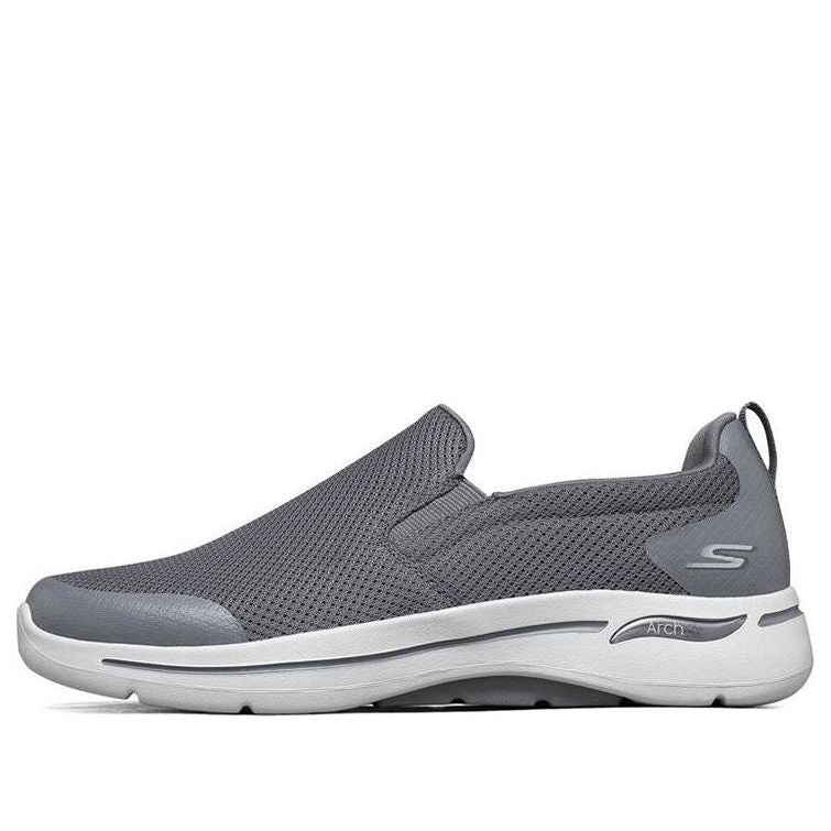 Skechers Go Walk Arch Fit Low-Top Running Shoes Grey 216121-CHAR