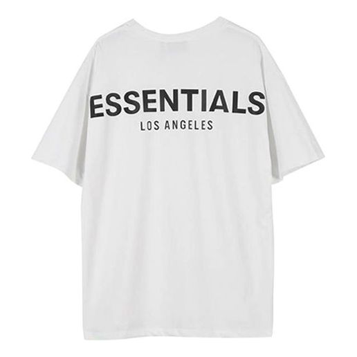 Fear of God Essentials LA Tee White limited Reflective Short Sleeve Unisex FOG-SS20-005