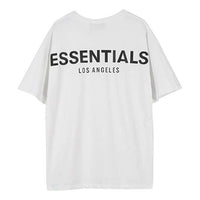 Fear of God Essentials LA Tee White limited Reflective Short Sleeve Unisex FOG-SS20-005