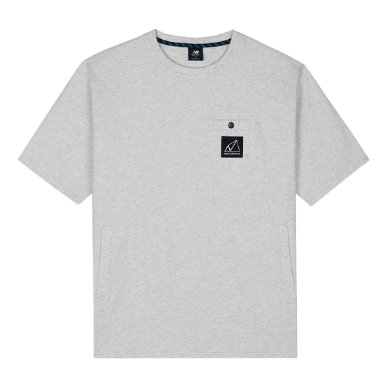 New Balance All Terrain Pocket T-Shirt Asia Sizing 'Light Grey' MT11582-SAH