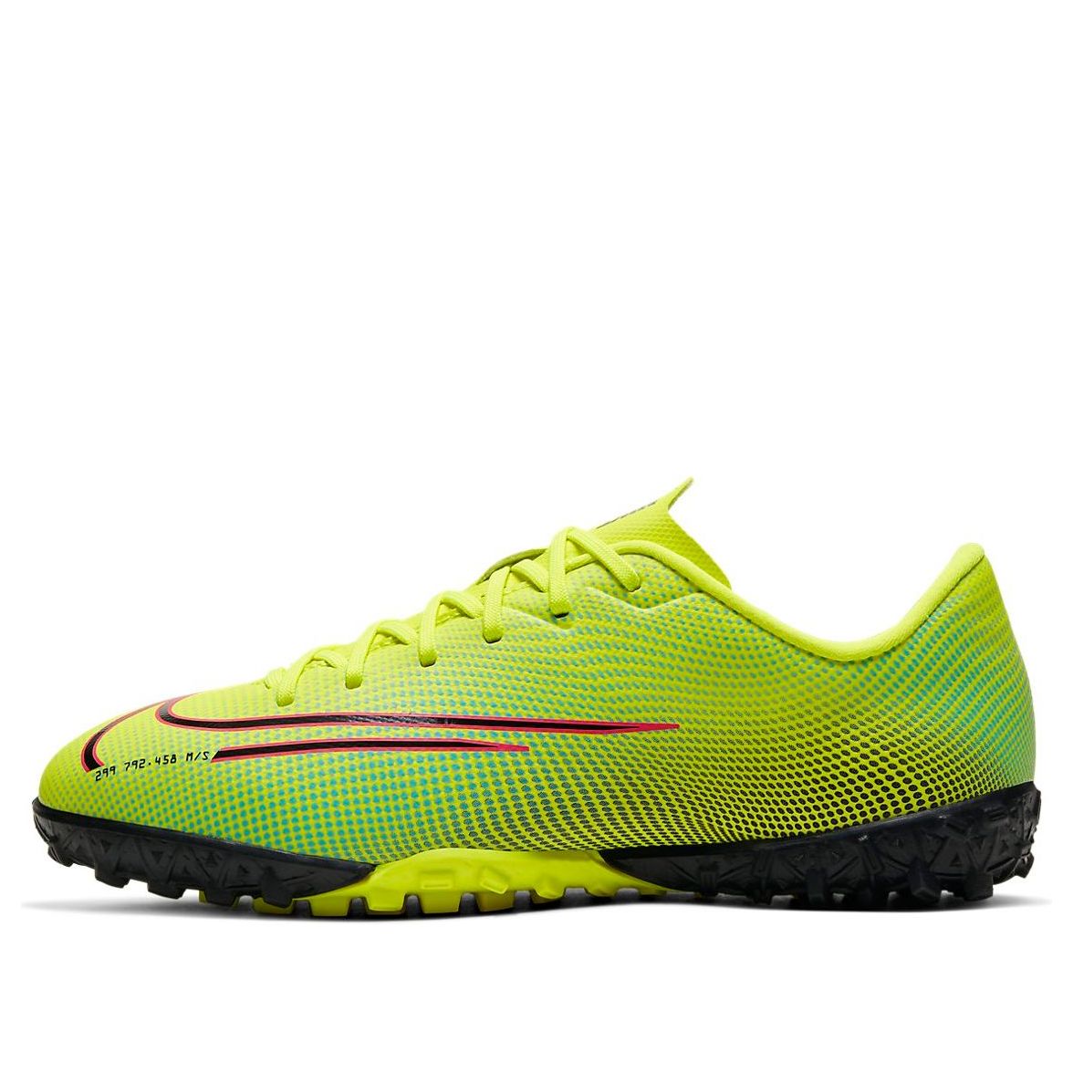 (GS) Nike Mercurial Vapor 13 Academy Mds TF Turf 'Yellow Black Red' CJ1178-703