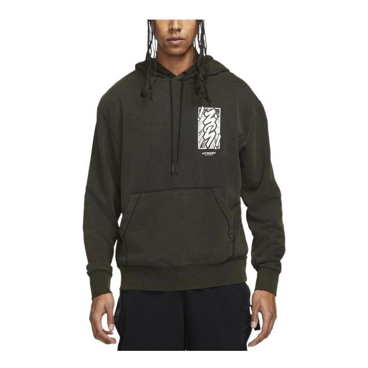 Air Jordan Zion Dri-Fit Fleece Pullover Hoodie 'Black' DH0598-010