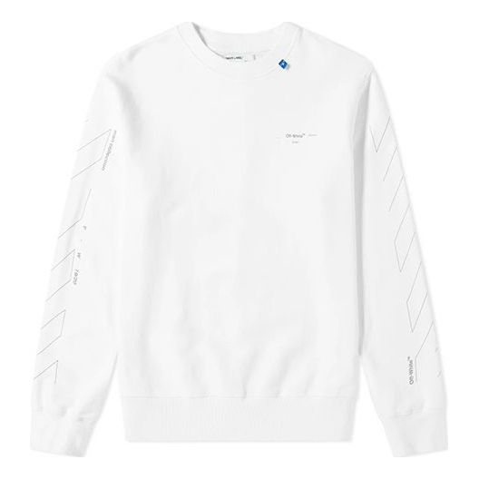 Off-White Unfinished 3M Arrow Crew Neck Sweater OMBA025E19E300030191