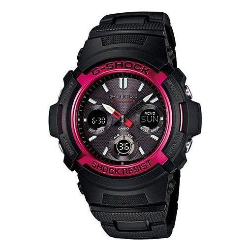 CASIO G-Shock Analog-Digital 'Red' AWG-M100BC-4A