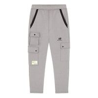 New Balance CNY Logo Cotton Cargo Pants Asia Sizing 'Grey Black' AMP21365-MHD