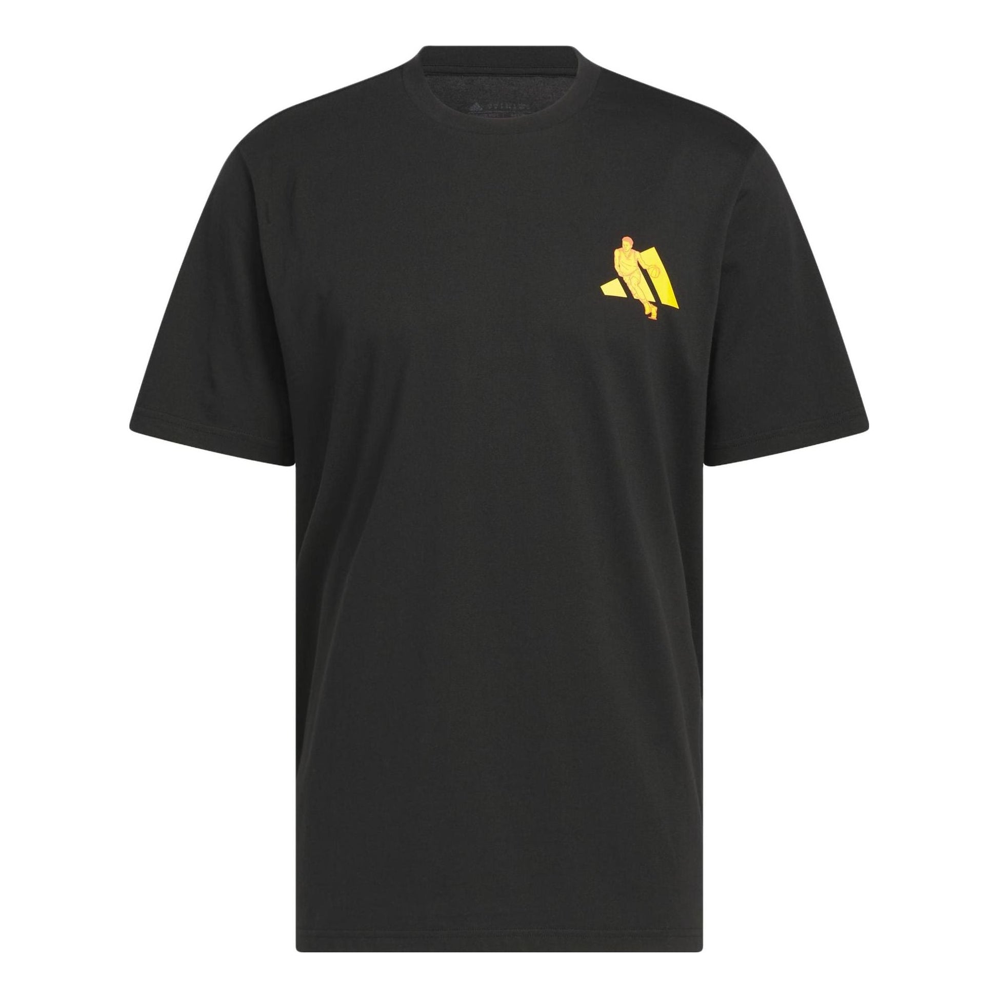 adidas Trae Icons Graphic T-Shirt 'Black Yellow' IL9479