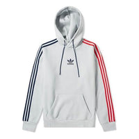 Men's adidas originals 3 STripe Hoody Gray EC3673