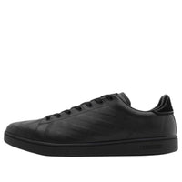 Burberry 26 Embossed Check Leather Set Sneakers 'Black' 81193121